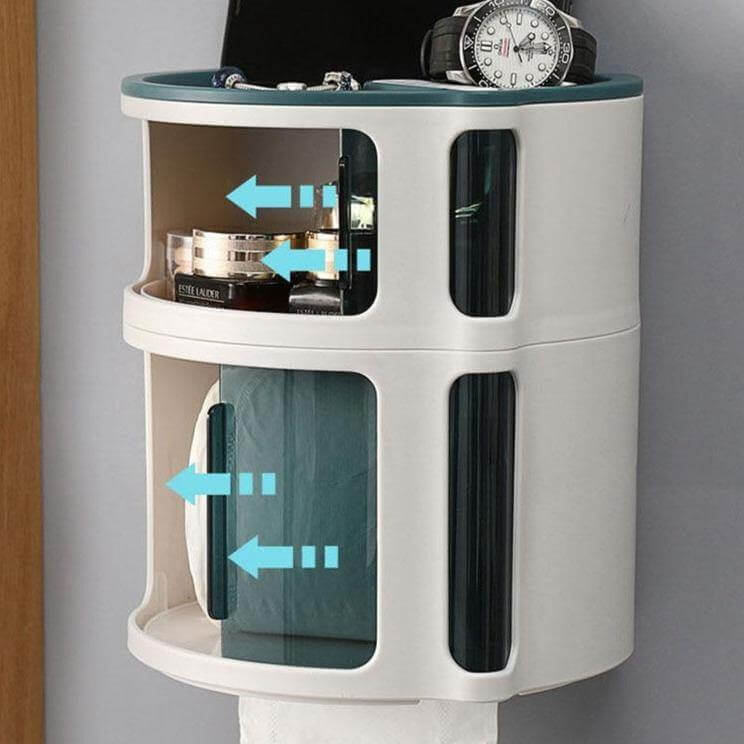 Waterproof No-drill Bathroom Accessories Organizer - Image 1