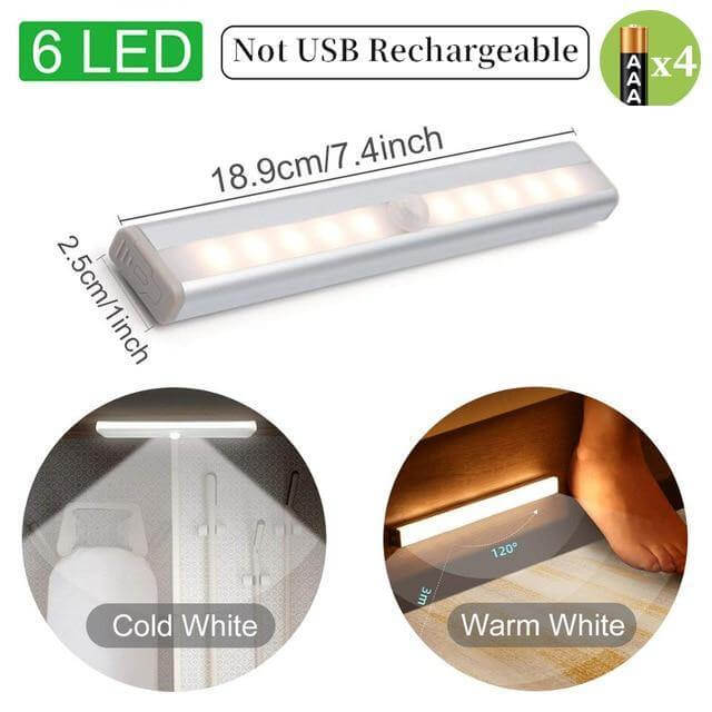 Warm & Cold Light Motion Sensor Wireless LED Lights - Image 4