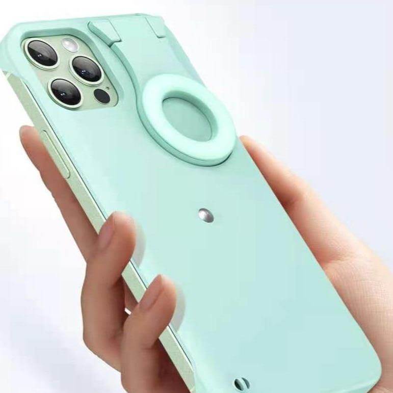 Selfie Light Flip iPhone 12 Shockproof Case - Image 1