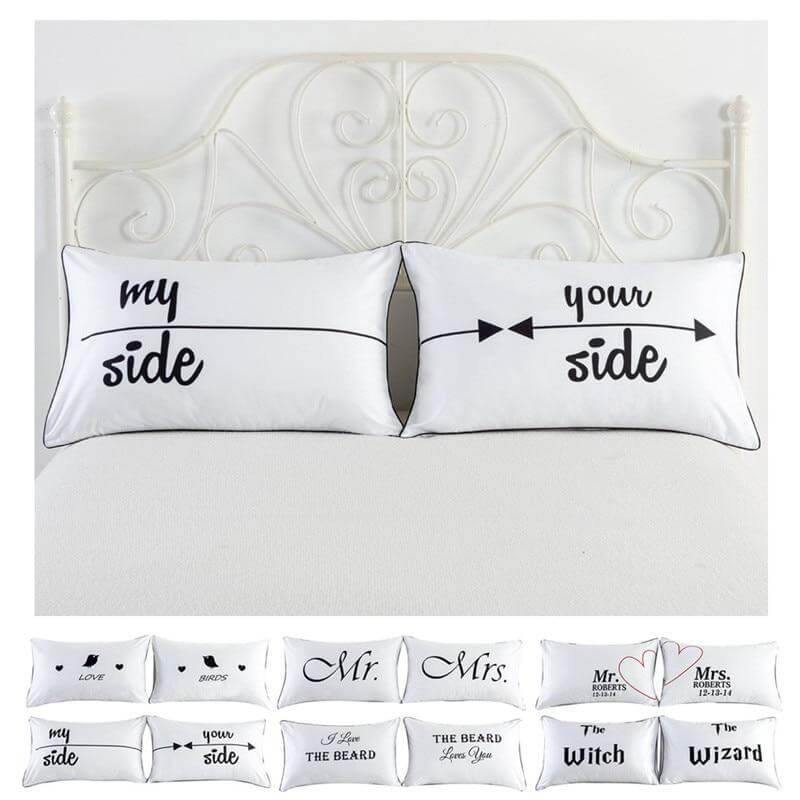 Couple Cute Bedding Pillow Cases - Image 0