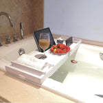 Extendable Bathtub Non-Slip Food Drink Tray