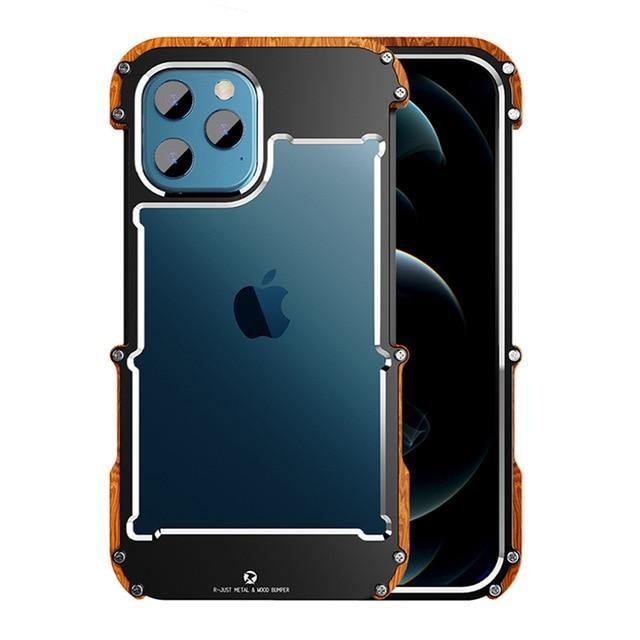 Aluminum Bumper Thin Shockproof iPhone Case