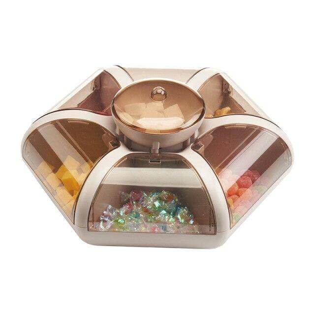 Creative Transparent Lotus Candy Box - Image 3