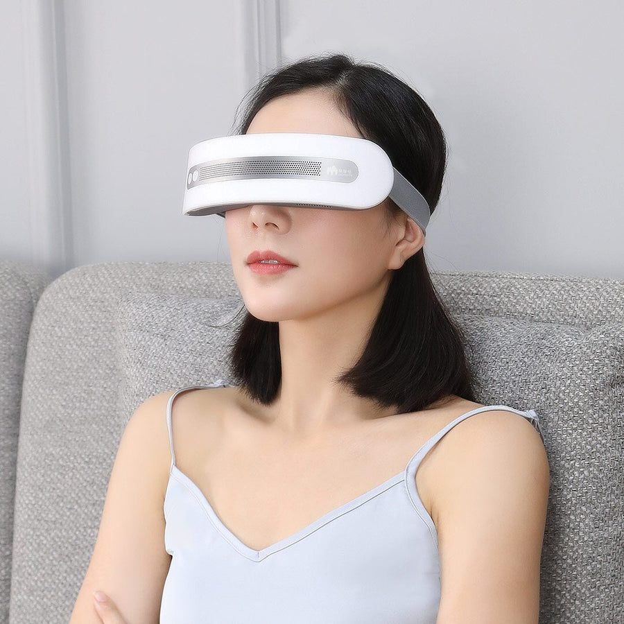Calming Hot Compress Eye Massager with Bluetooth Speaker - Image 1