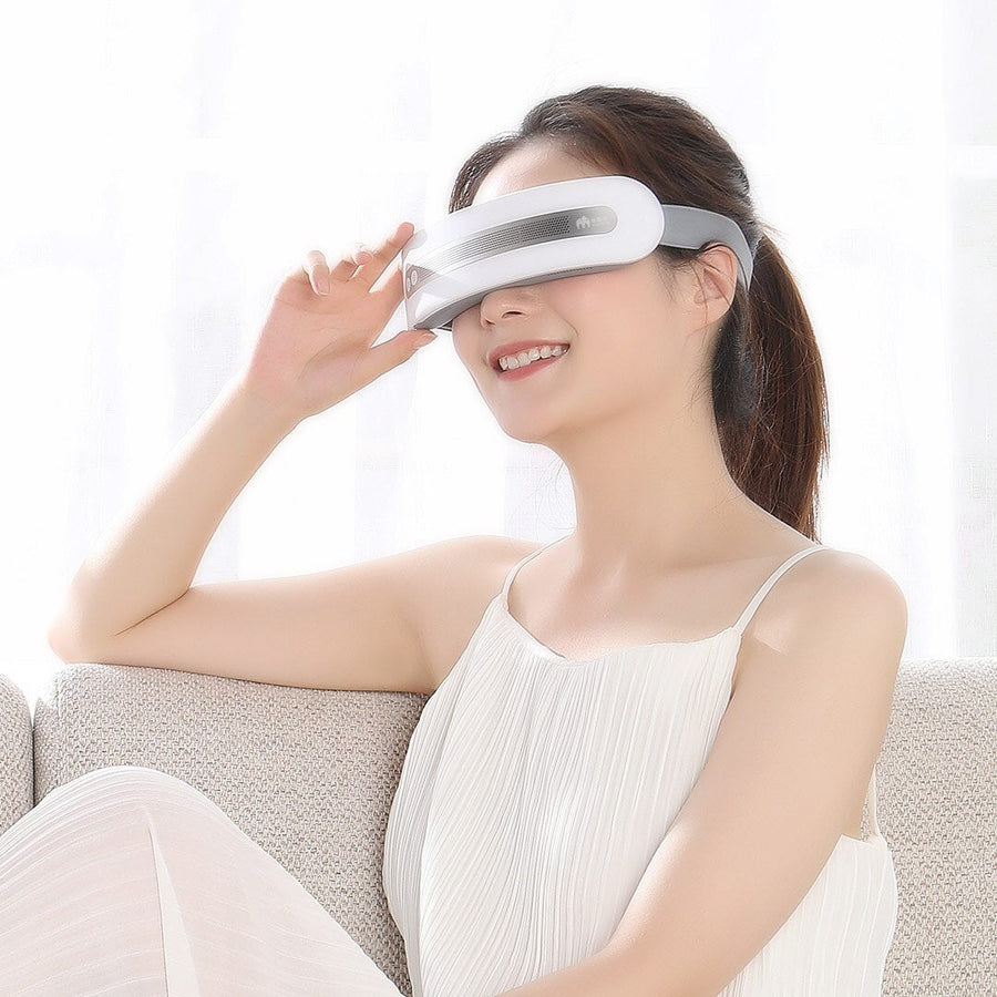 Calming Hot Compress Eye Massager with Bluetooth Speaker - Image 0