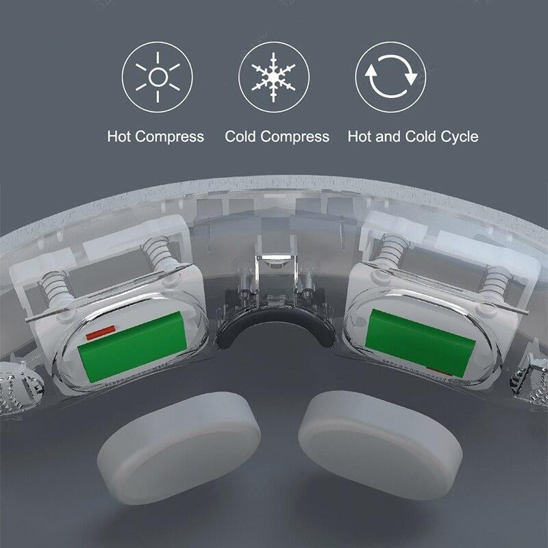 Calming Hot Compress Eye Massager with Bluetooth Speaker