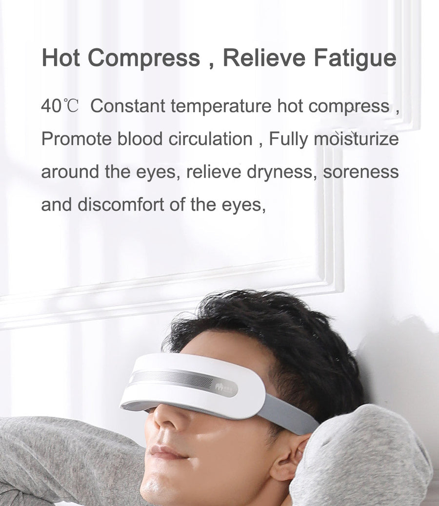 Calming Hot Compress Eye Massager with Bluetooth Speaker - Image 4