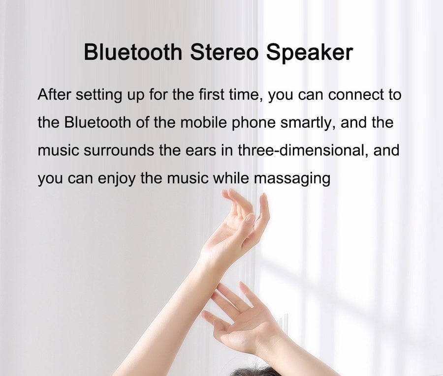 Calming Hot Compress Eye Massager with Bluetooth Speaker - Image 3