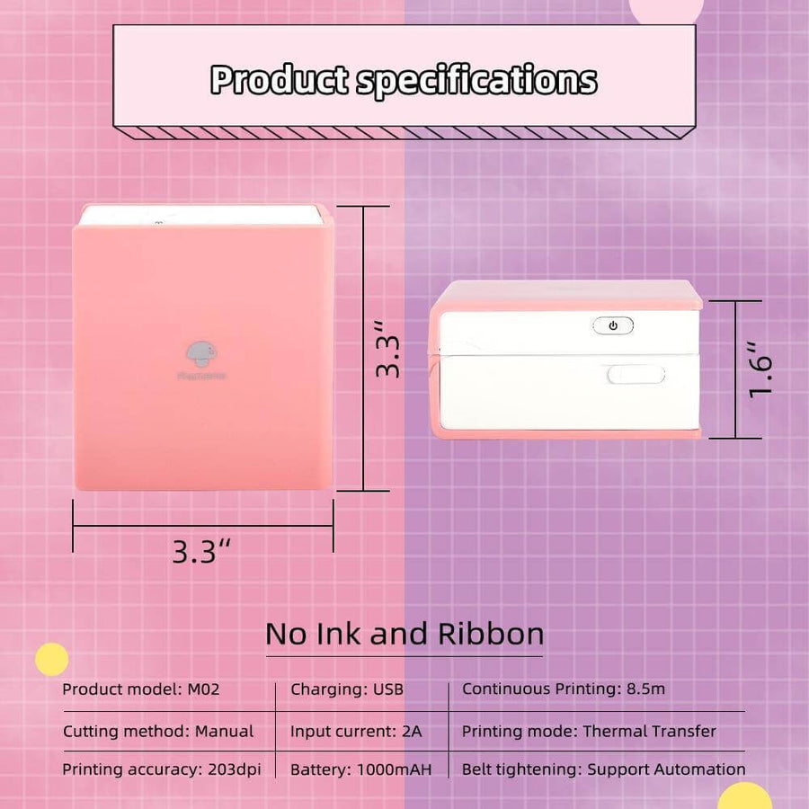 Wireless Pocket Size Label Photo Printer - Image 1