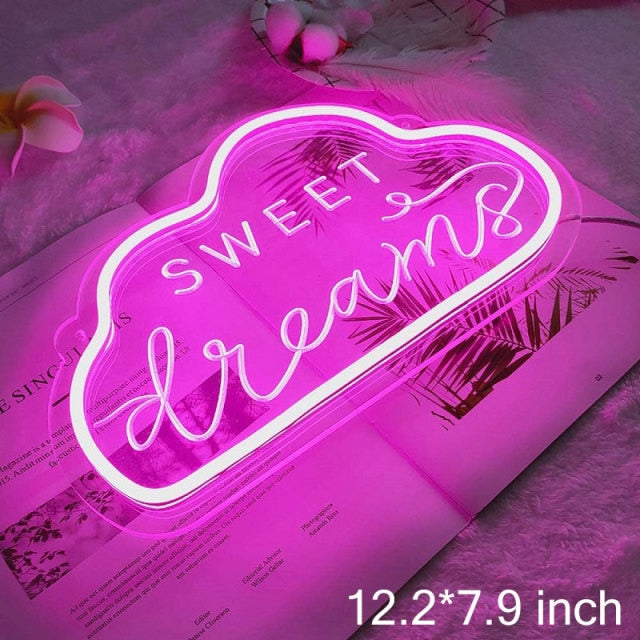LED Sweet Dreams Neon Sign - Image 11