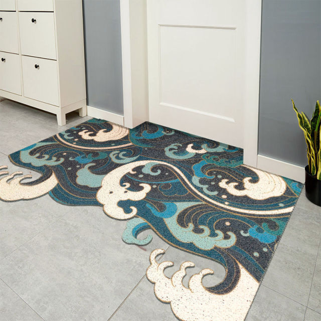 Wavy Creative Home Entrance Carpet