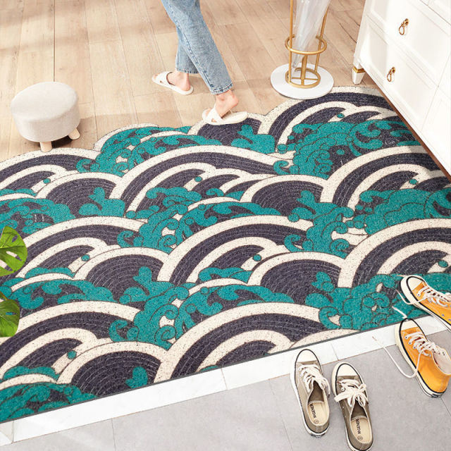 Wavy Creative Home Entrance Carpet