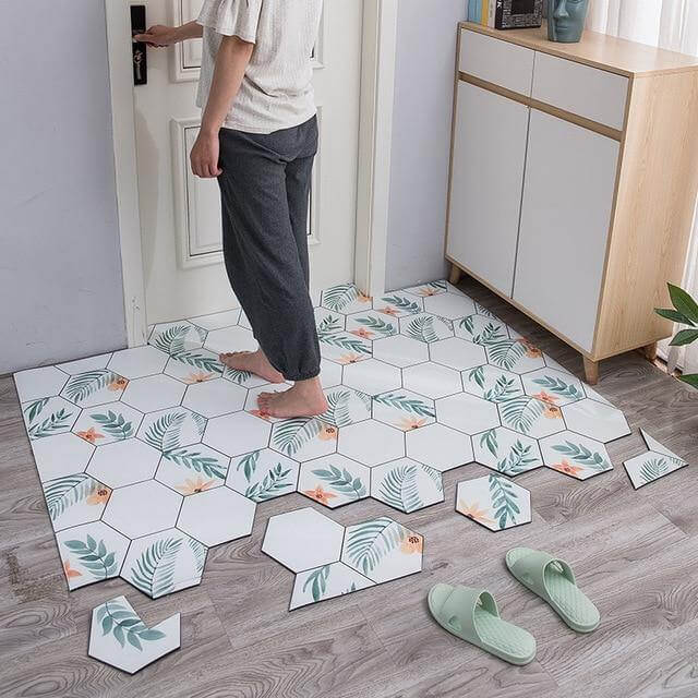 Non-Slip Dust Proof Nordic Style Hexagon Door Mat - Image 11