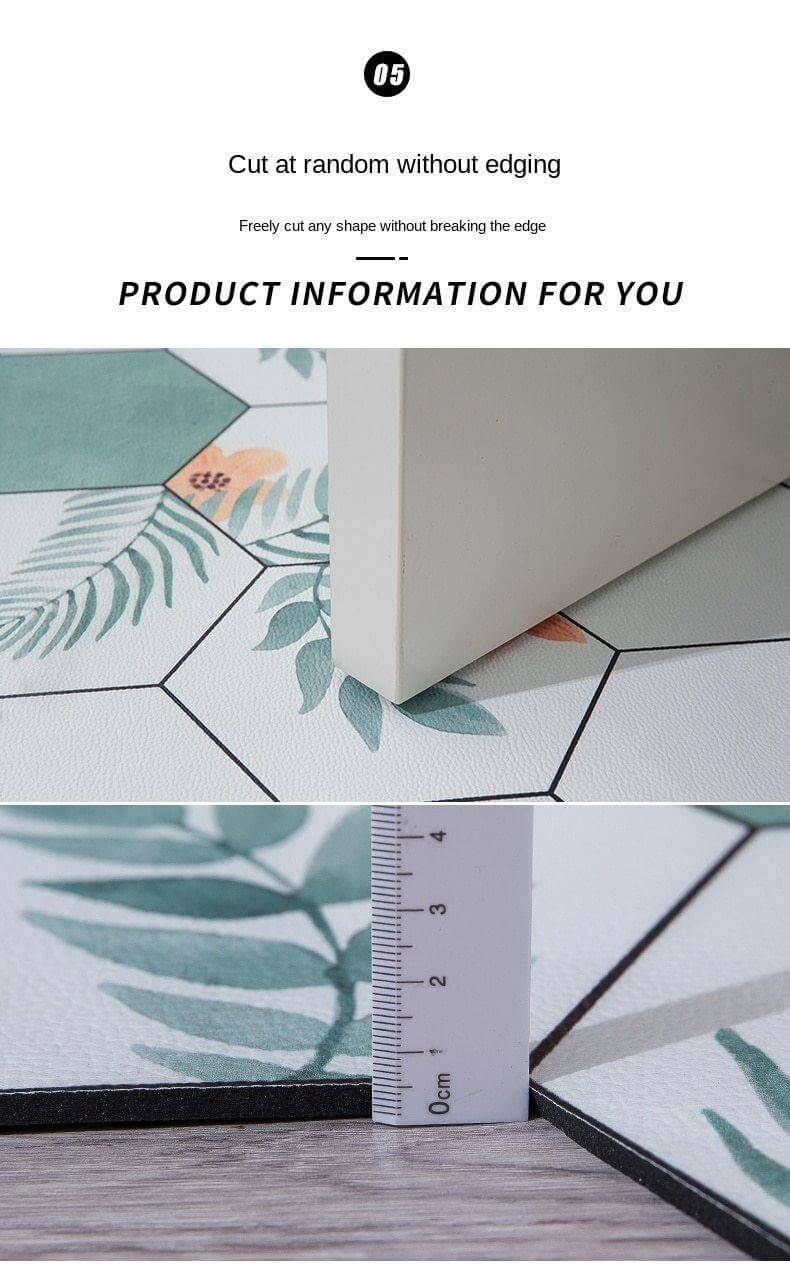 Non-Slip Dust Proof Nordic Style Hexagon Door Mat - Image 10