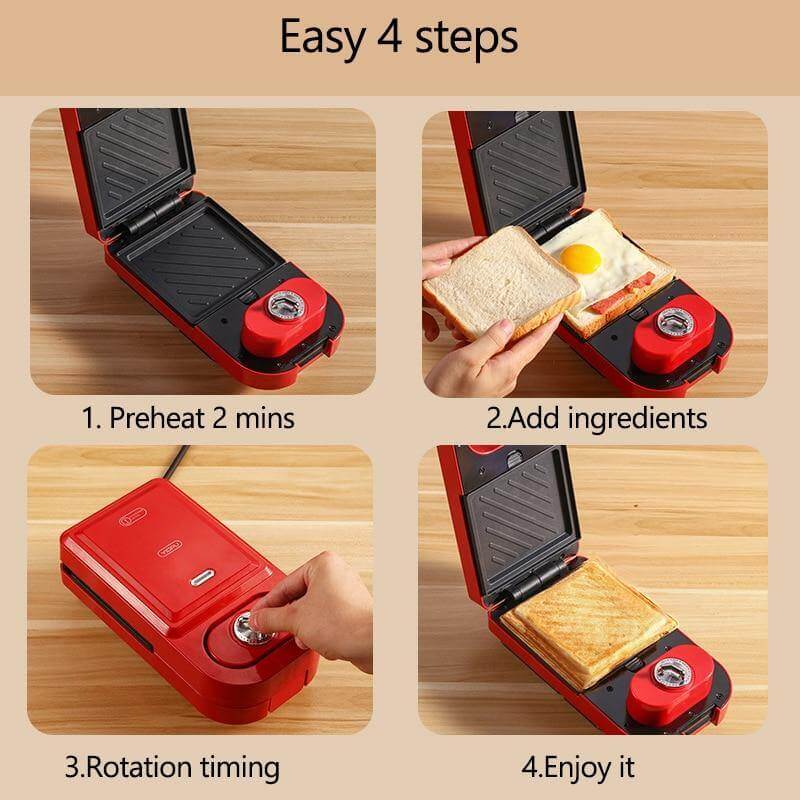 Multifunctional Breakfast Waffle Maker - Image 3