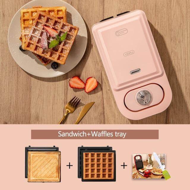 Multifunctional Breakfast Waffle Maker - Image 7