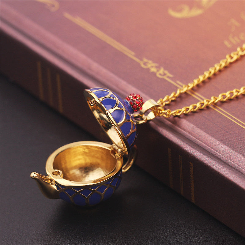 Creative Teacup Necklace - Image 2