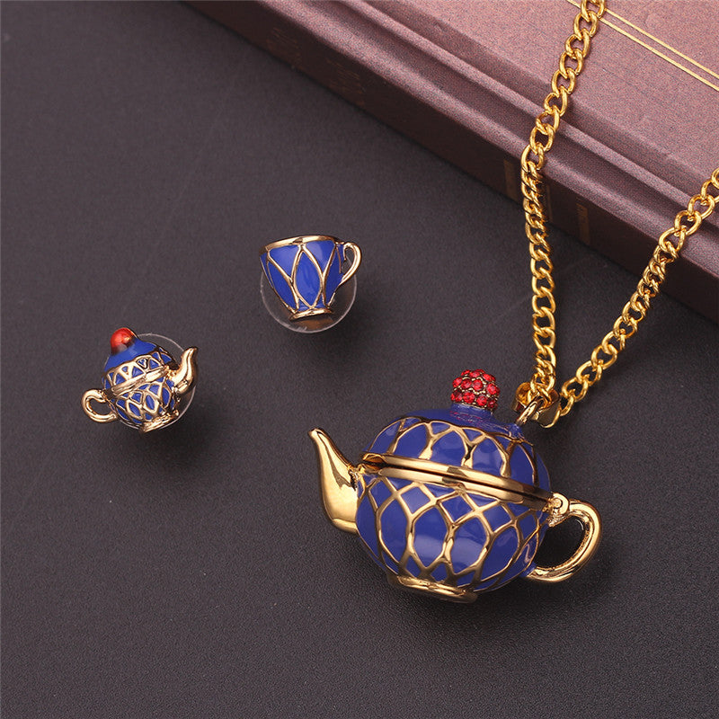 Creative Teacup Necklace - Image 8