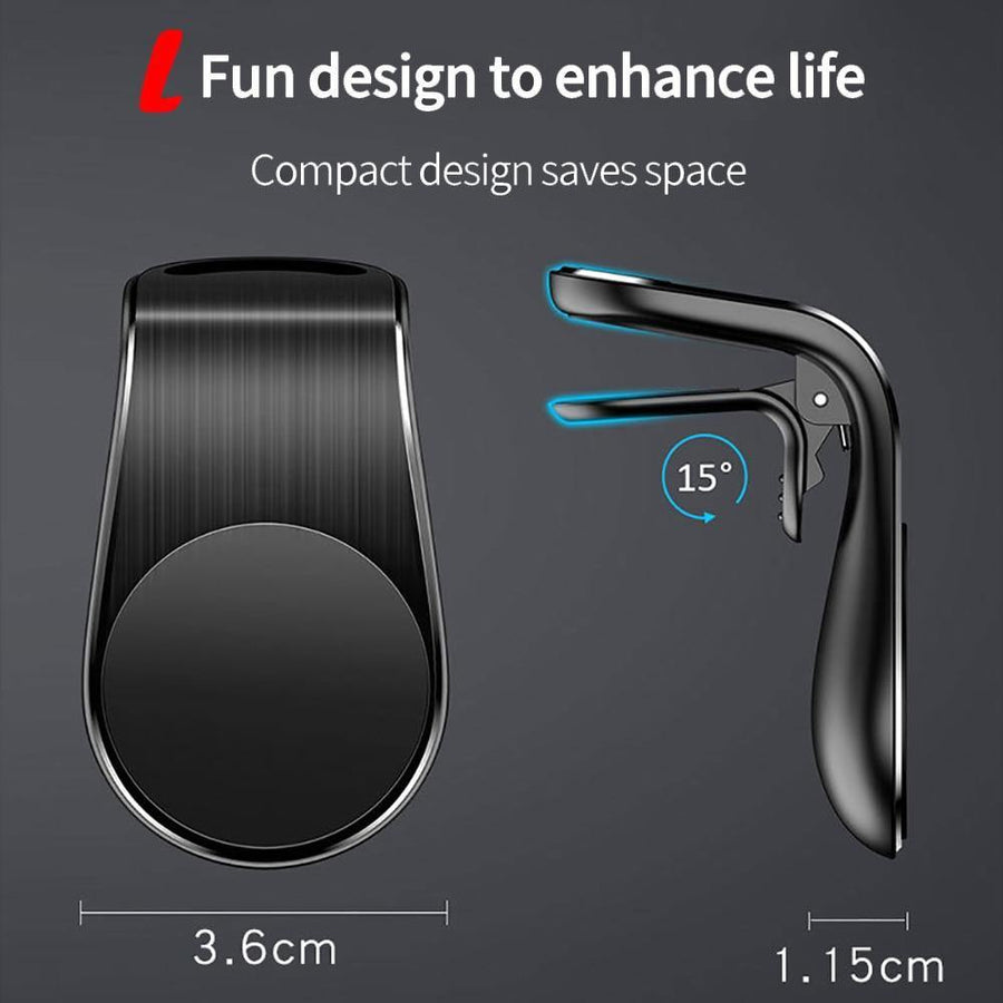 Magnetic Air Vent Clip Car Phone Holder - Image 6
