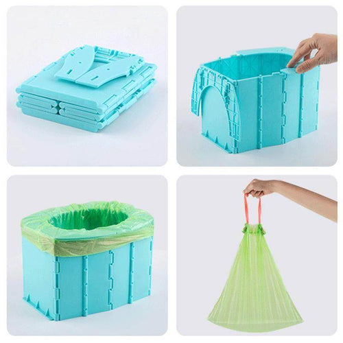 Portable Mobile Folding Camping Toilet - Image 0