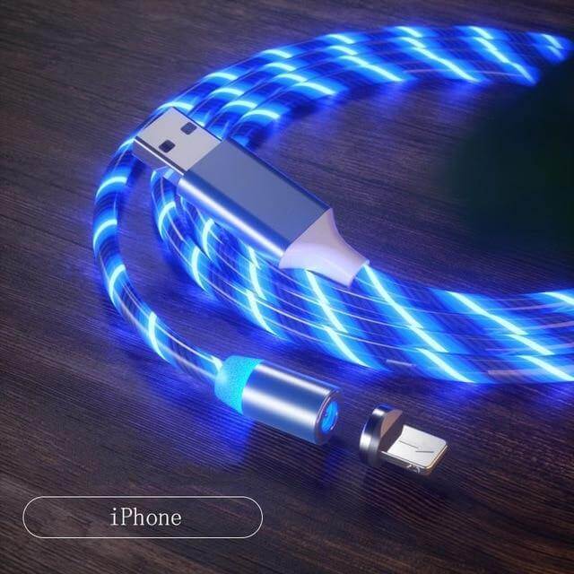 360 Led Color Magnetic Car Charging Cable - Image 20