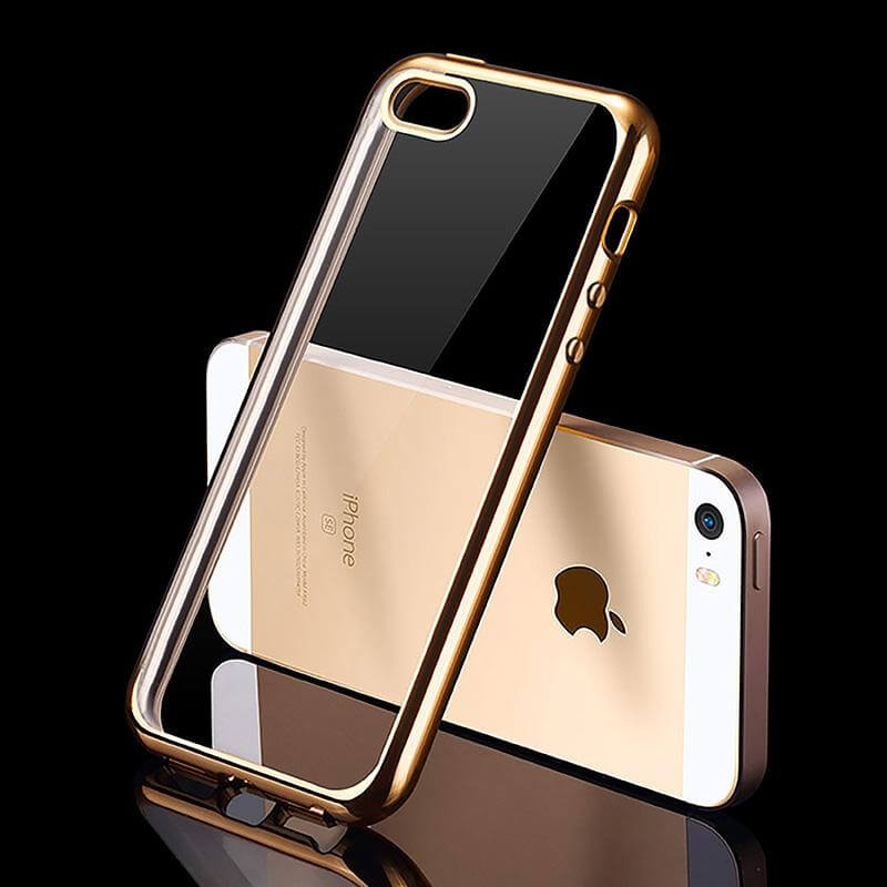 Luxury Transparent Silicone Case For iPhone SE - MaviGadget