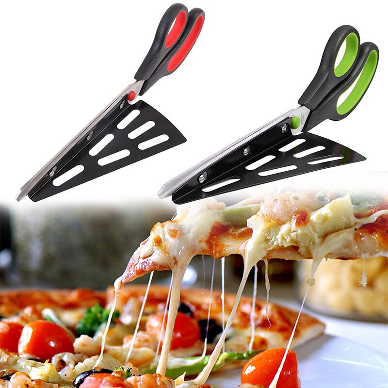 Pizza Slicer Spatula Scissor