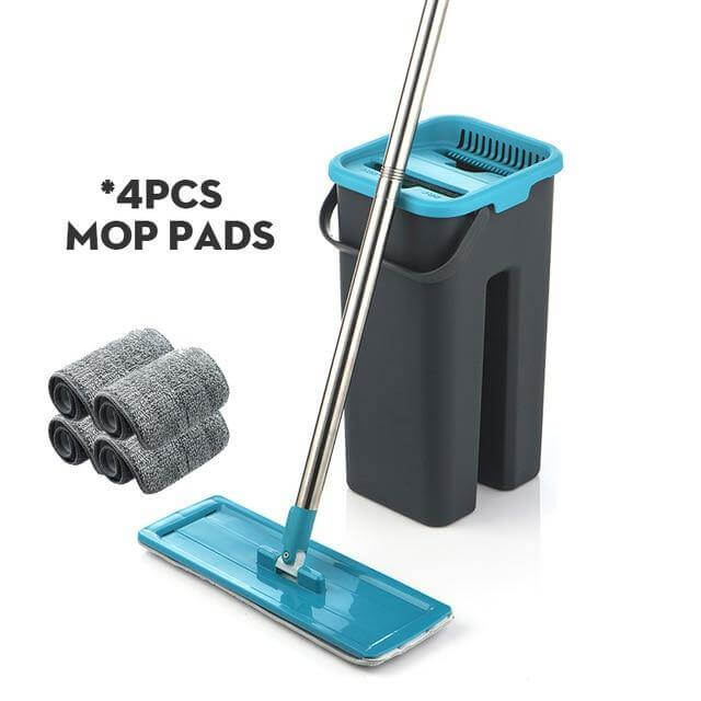 Flat Reusable Microfiber Washable Mop