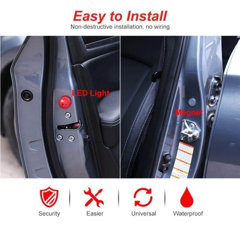 LED Car Door Opening Warning Lights - Image 1