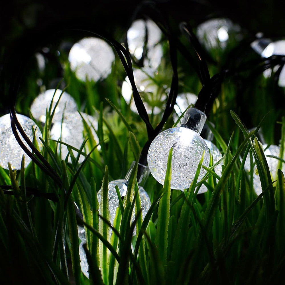 Solar Crystal Waterproof Fairy Outdoor Lights