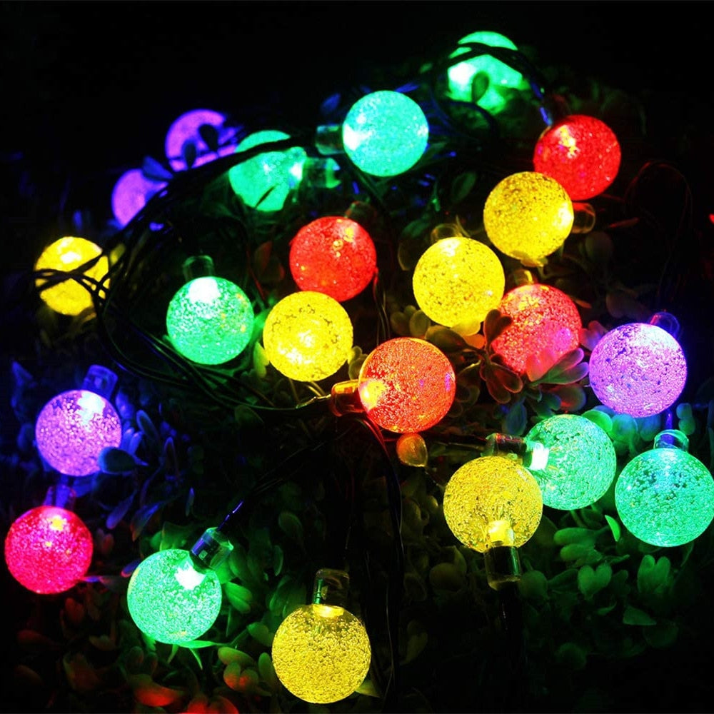 Solar Crystal Waterproof Fairy Outdoor Lights