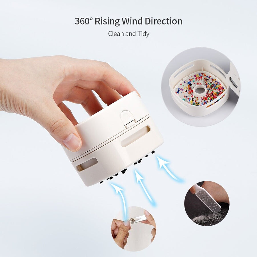 Mini Portable Office Desk Vacuum Cleaner - Image 4