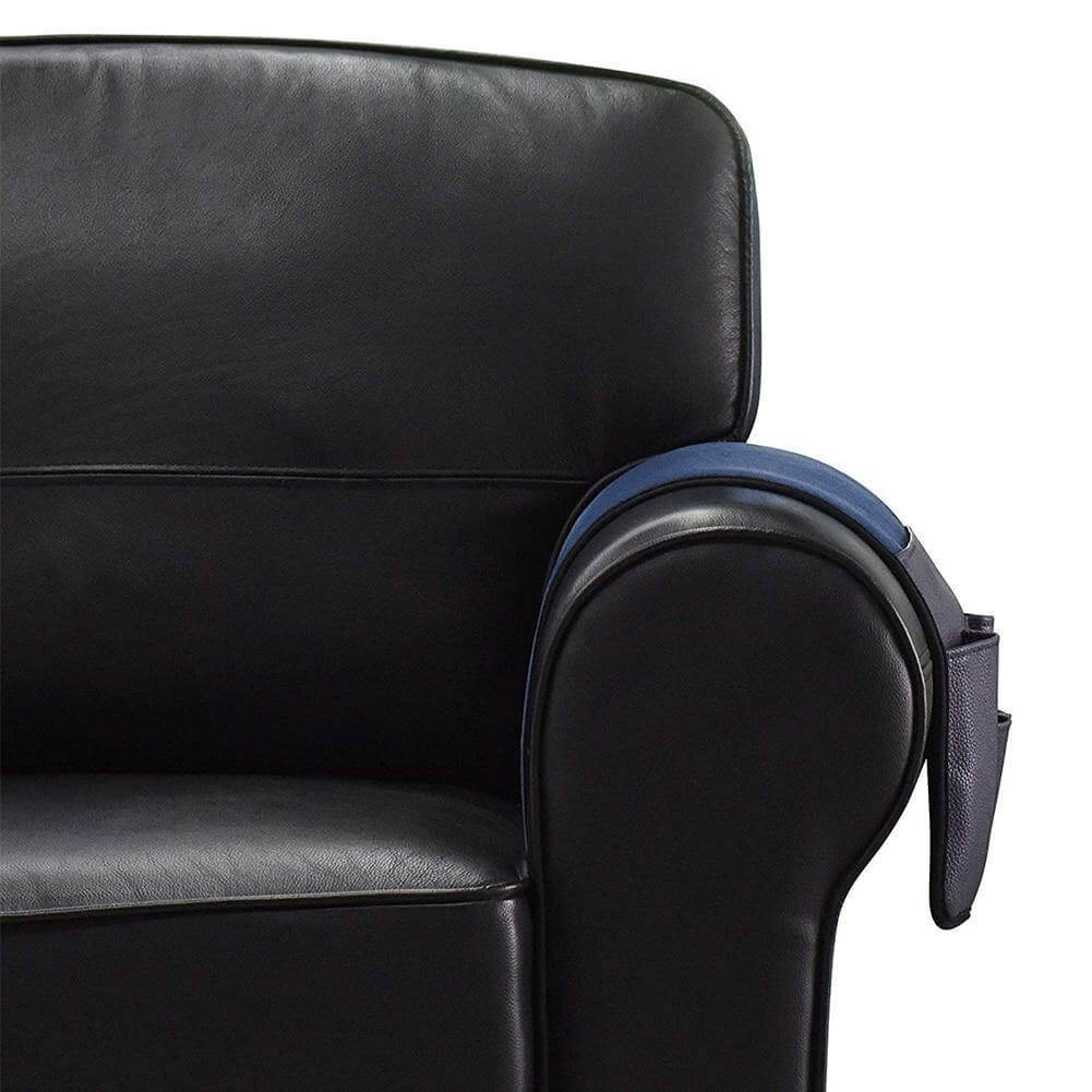 Non-slip 5 Pockets Leather Arm Rest Chair Organizer - MaviGadget