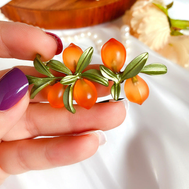 Retro Orchid Flower Bracelet