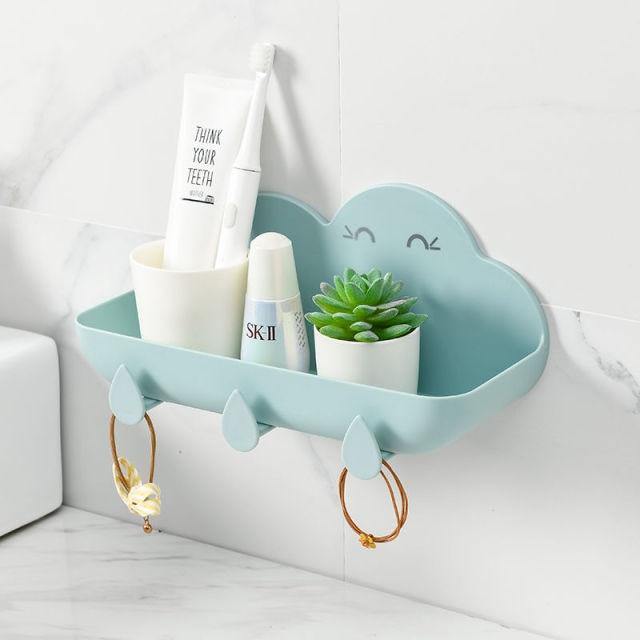 Cloud Cosmetic Bathroom Punch-Free Storage Organizer - Image 8