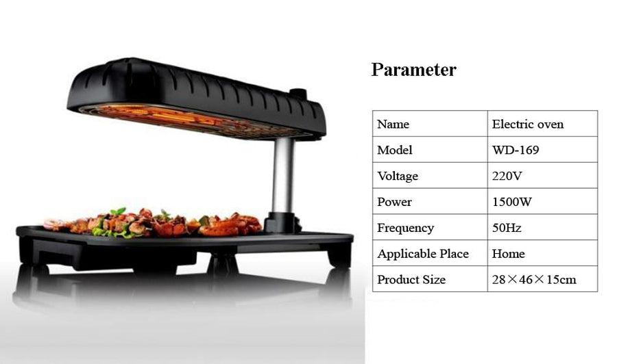 3D Korean Non-stick Smokeless Electric Grill - Image 3