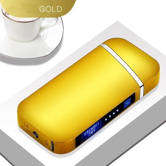 Double Arc Electronic Rechargeable Windproof Lighters - MaviGadget