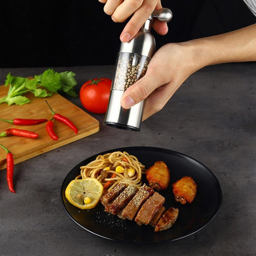 Stainless Steel Elegant Ceramic Seasoning Grinder - Image 1