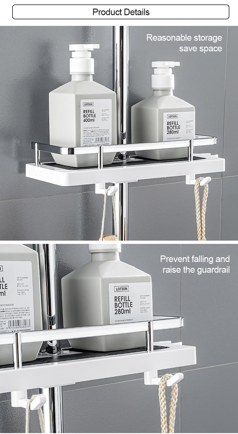 Detachable Elegant Shower Shelf Rack