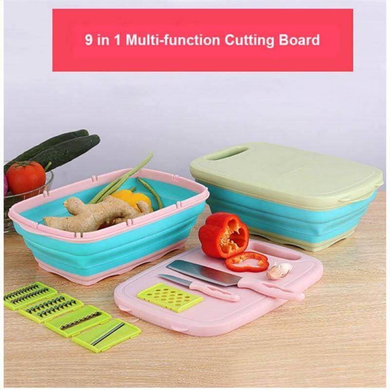 Multi-Functional Drain Basket & Chopping Board - Image 5