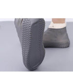 2pcs Waterproof Reusable Silicone Shoe Cover