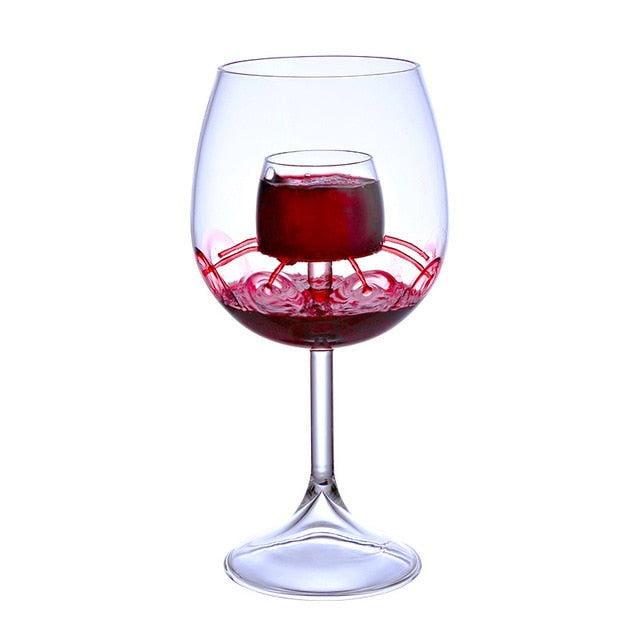 Creative Fountain Wine Glass