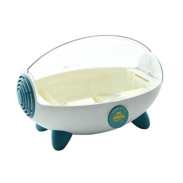 Household Creative Spaceship Dish Dryer and Organizer - Image 2