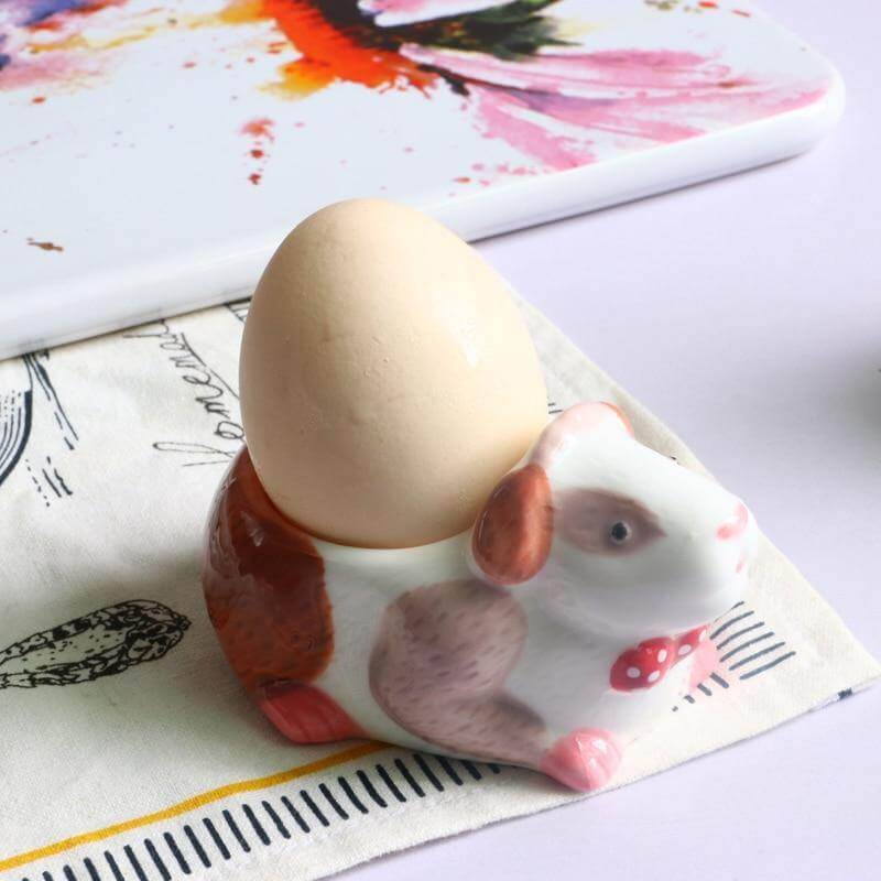 2Pcs Cute Animal Ceramic Breakfast Egg Holder - Image 4