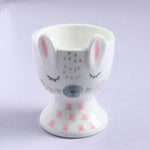 2Pcs Cute Animal Ceramic Breakfast Egg Holder