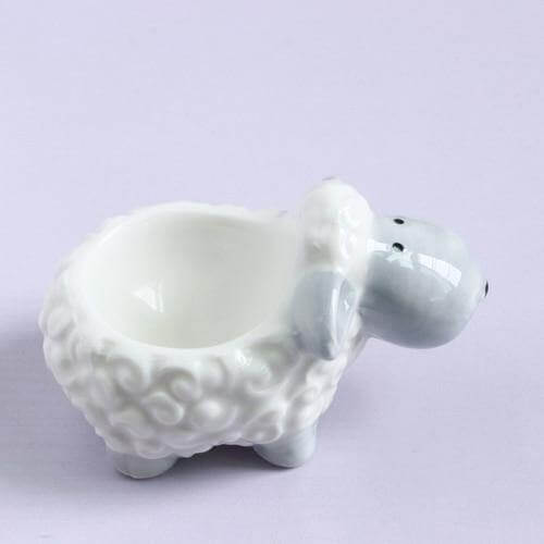 2Pcs Cute Animal Ceramic Breakfast Egg Holder