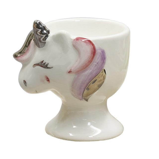 2Pcs Cute Animal Ceramic Breakfast Egg Holder - Image 2