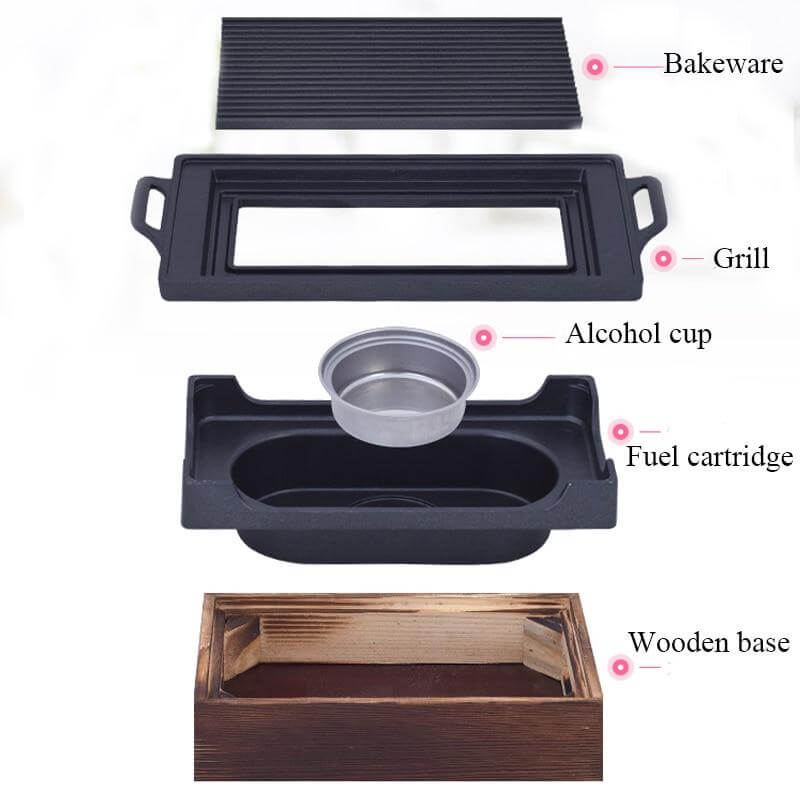 Smokeless Portable Japanese Non-Stick BBQ Grill - Image 6