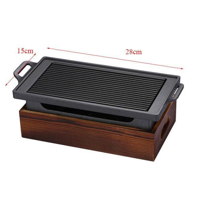 Smokeless Portable Japanese Non-Stick BBQ Grill - Image 8