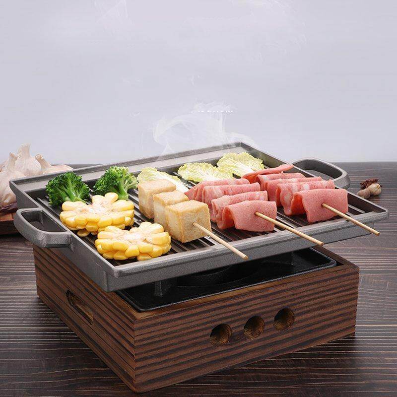 Smokeless Portable Japanese Non-Stick BBQ Grill